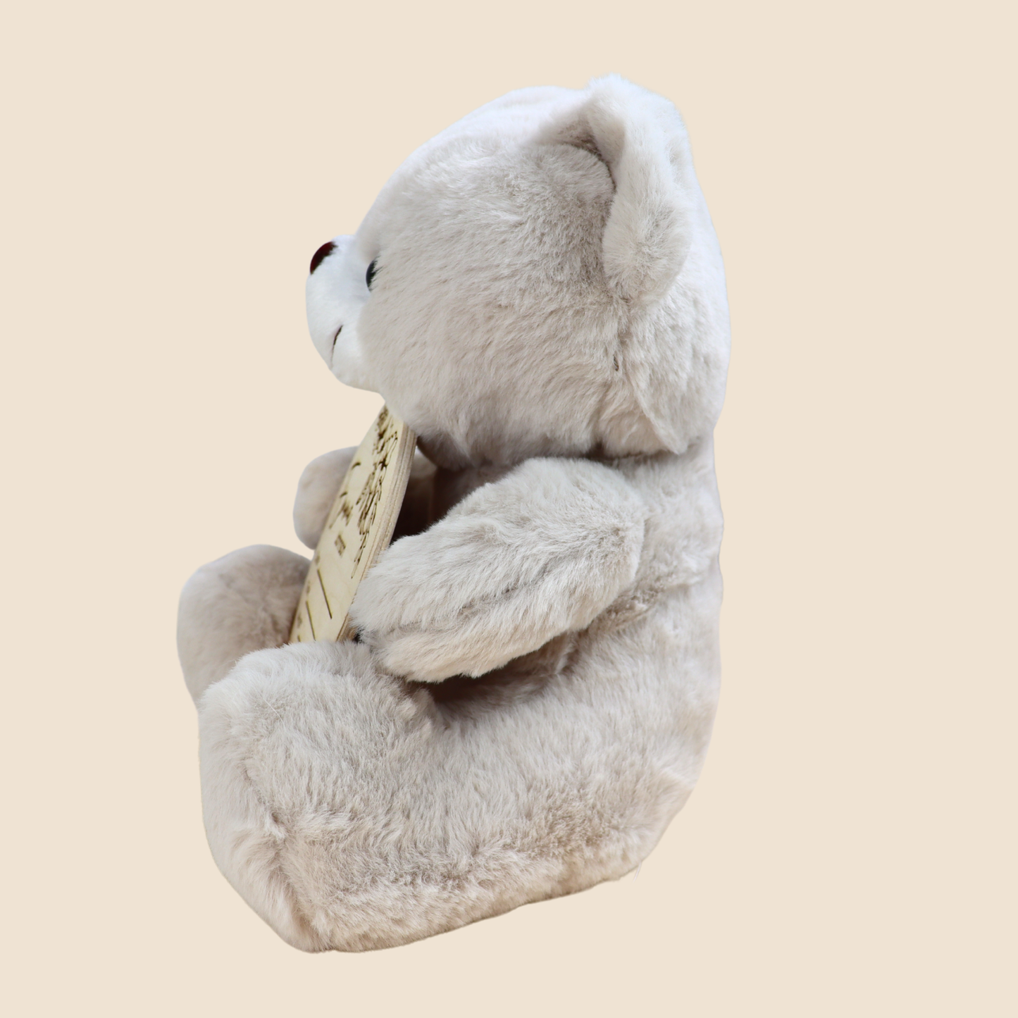 Teddy Bear with Baby Name Birth Sign