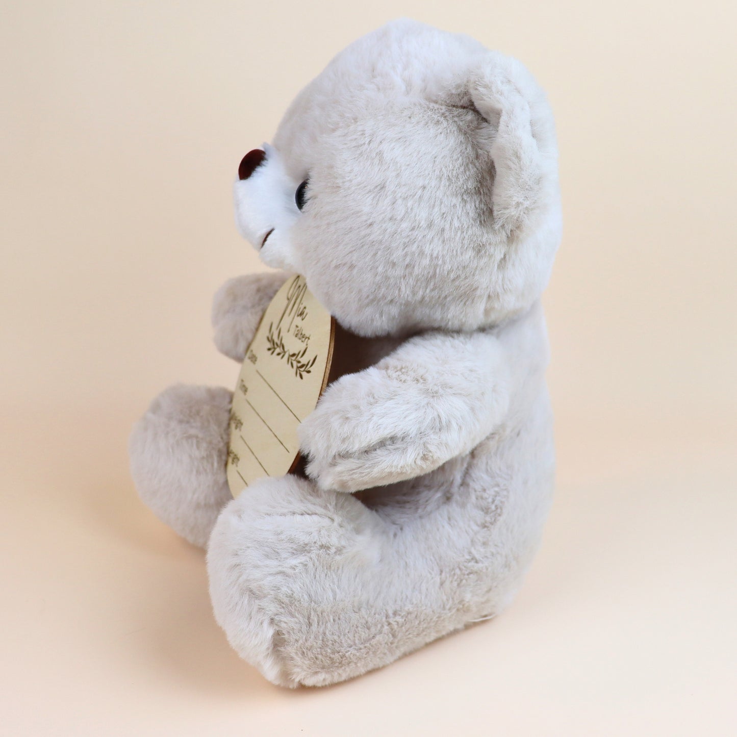 Teddy Bear with Baby Name Birth Sign
