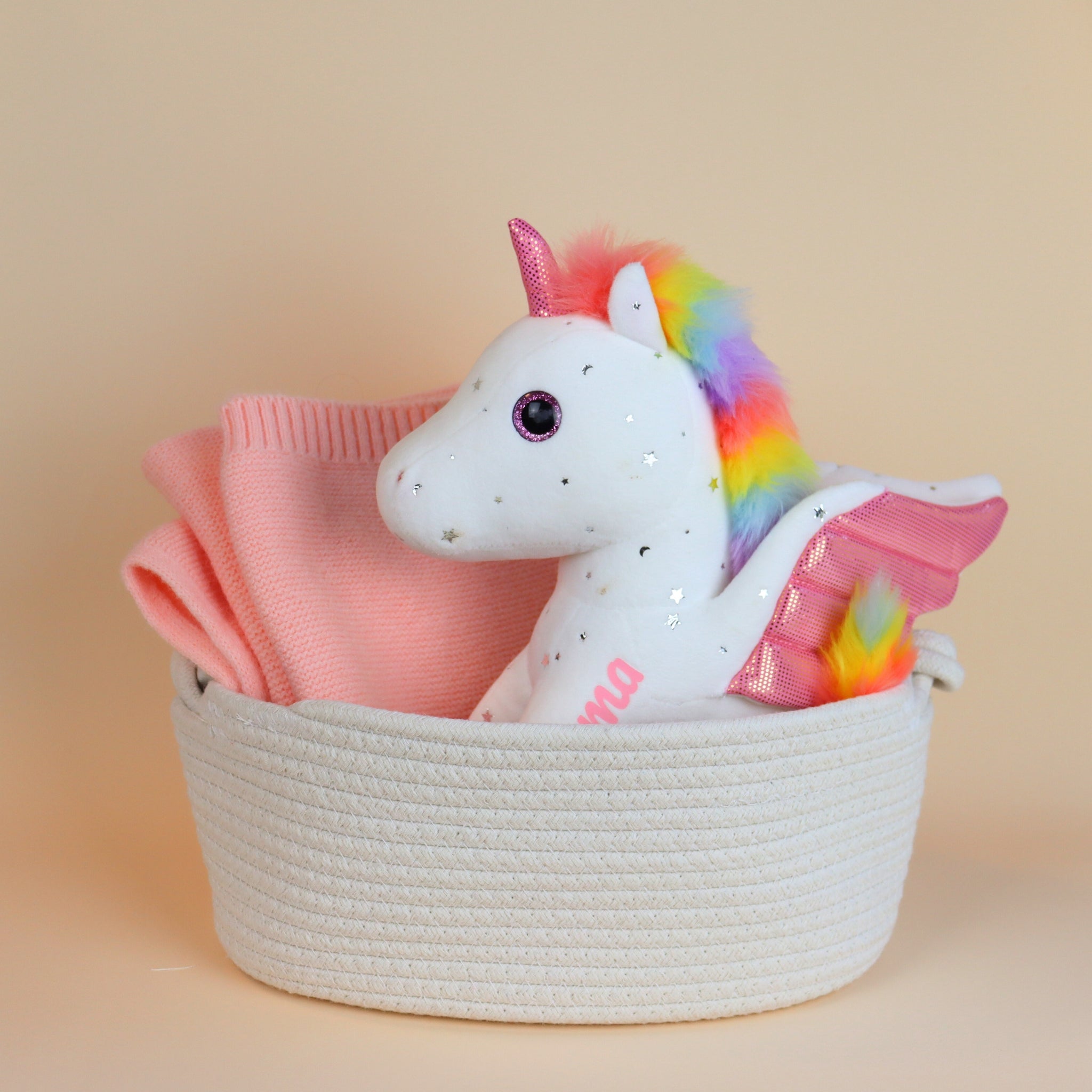 Personalized Rainbow Unicorn Plush