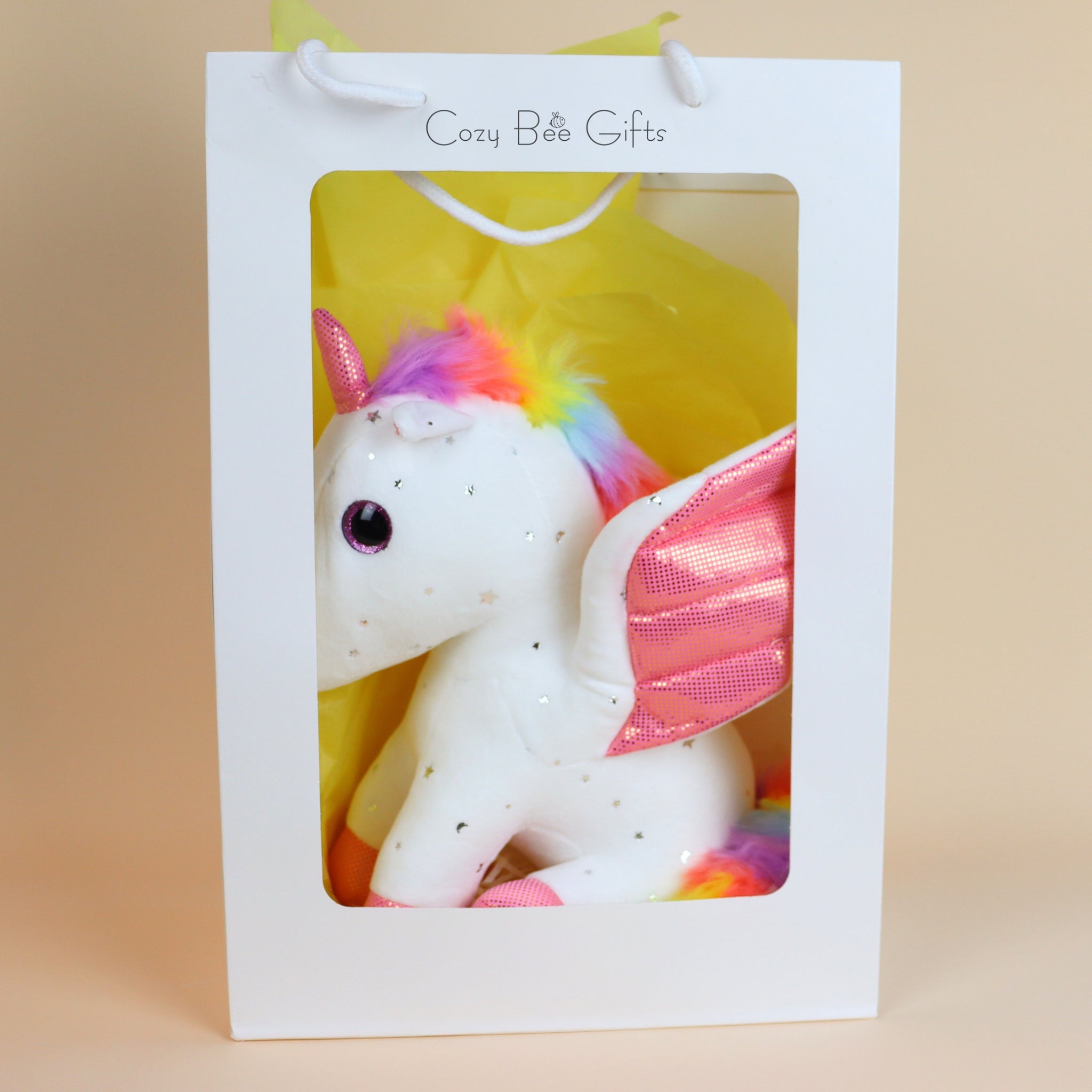 Personalized Rainbow Unicorn Plush