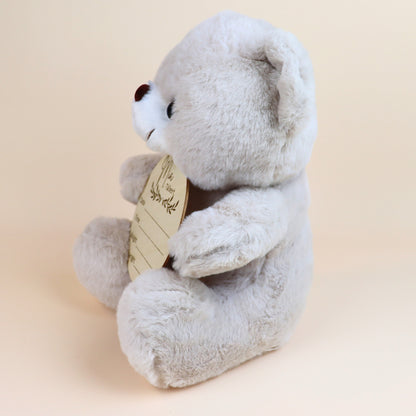 Teddy Bear with Baby Name Birth Sign