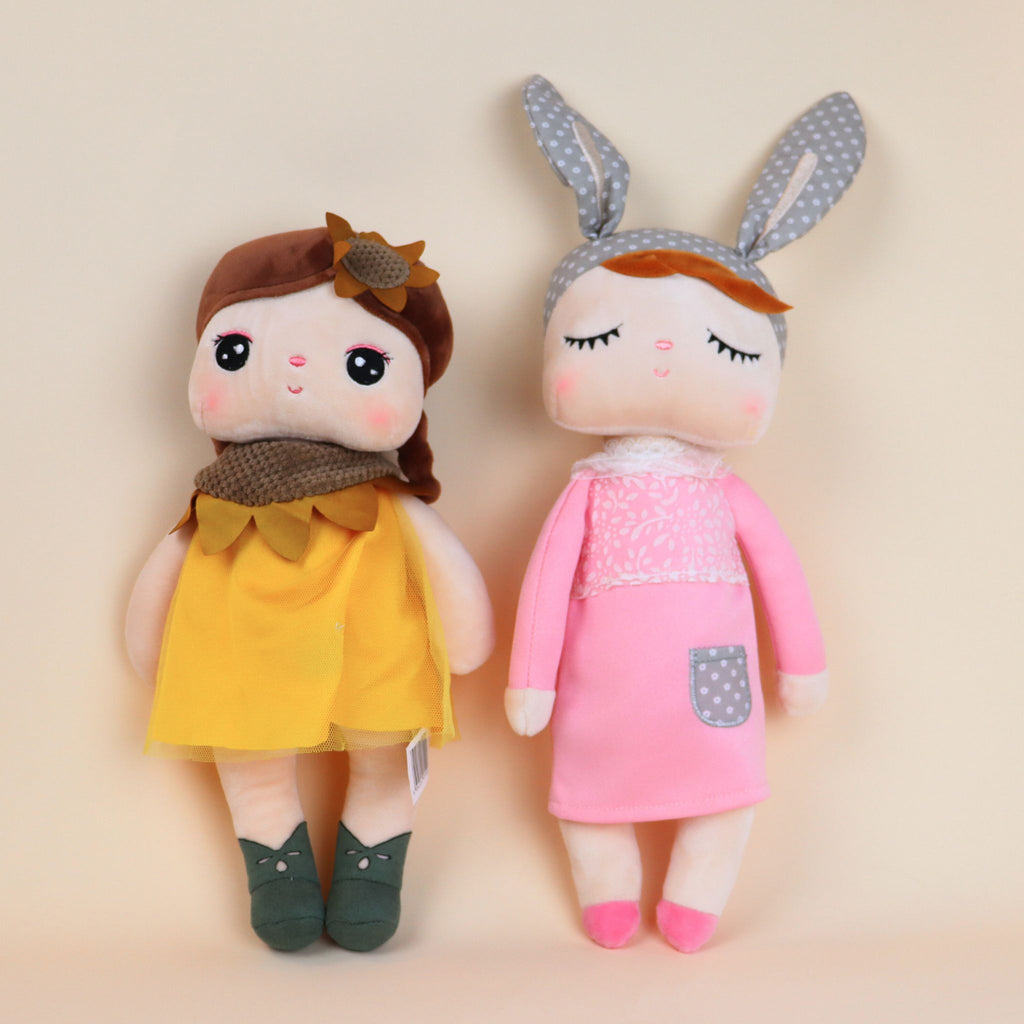 Personalized Sunflower & Rosebud Dolls