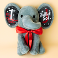 My First Christmas Baby Custom Elephant Toy Gift