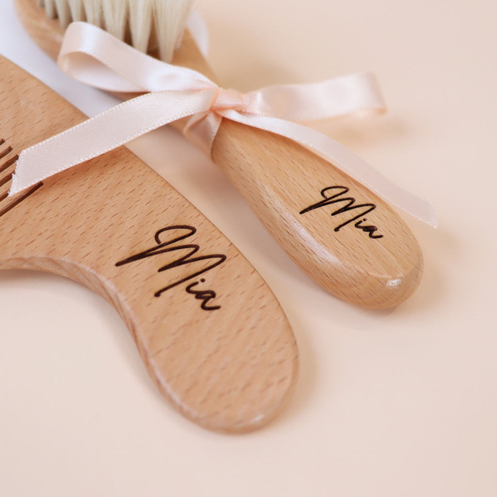 Personalized Baby Brush & Comb Set