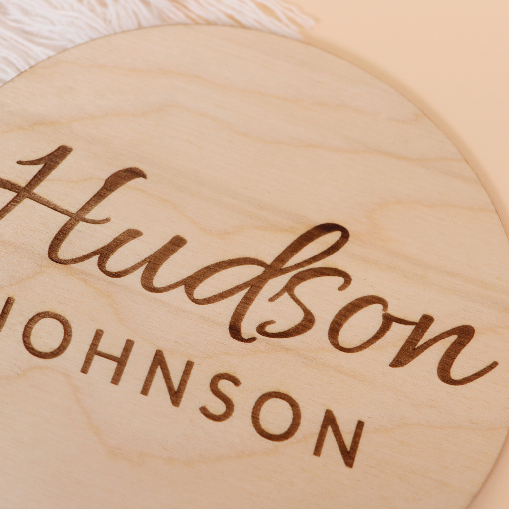 Personalized Baby Name Sign