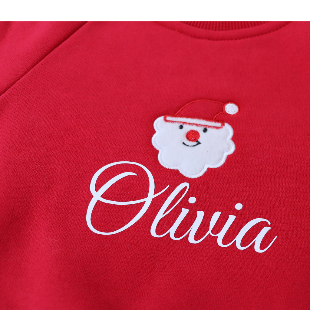 Personalized Baby Christmas Romper with Name 0-24M
