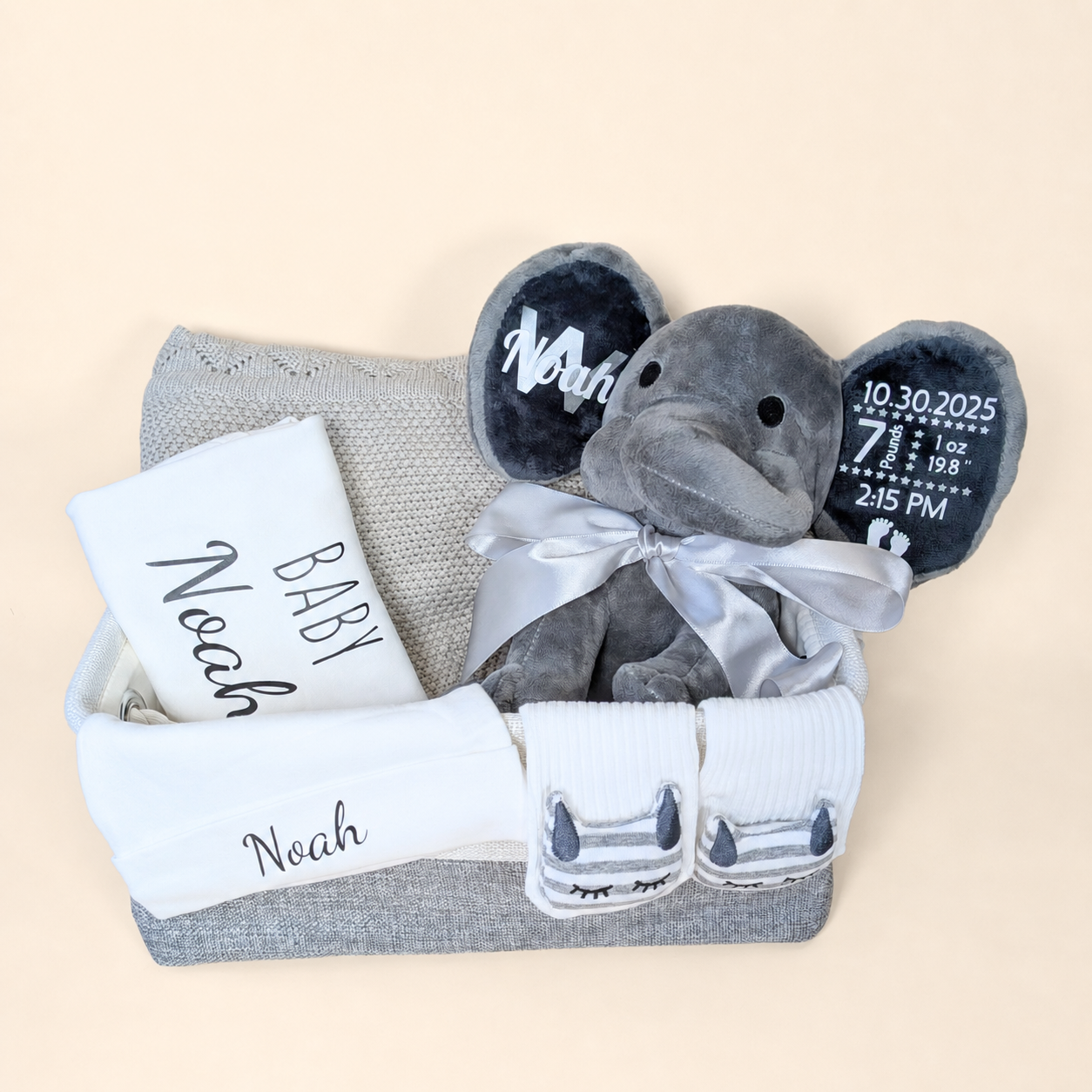 Welcome Home Personalized Gift Set for Baby