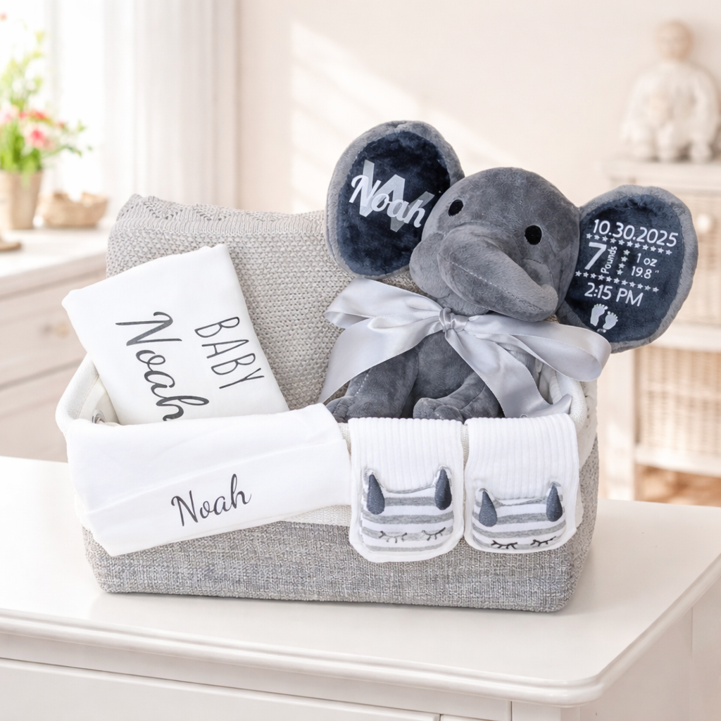 Welcome Home Personalized Gift Set for Baby