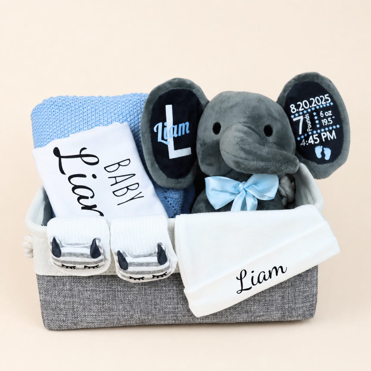 Welcome Home Personalized Gift Set for Baby