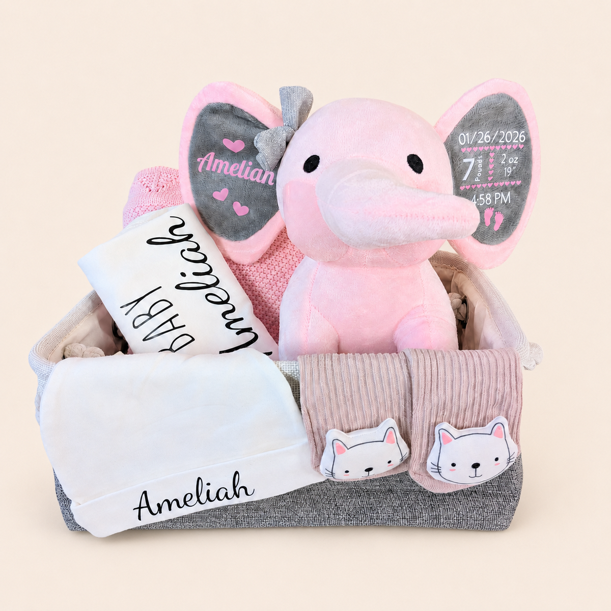 Welcome Home Personalized Gift Set for Baby