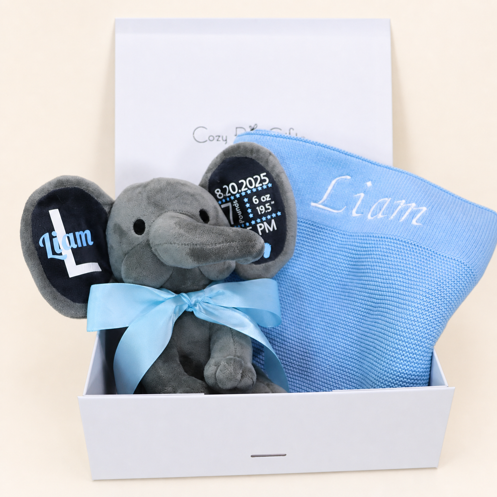 Personalized Newborn Gift Set