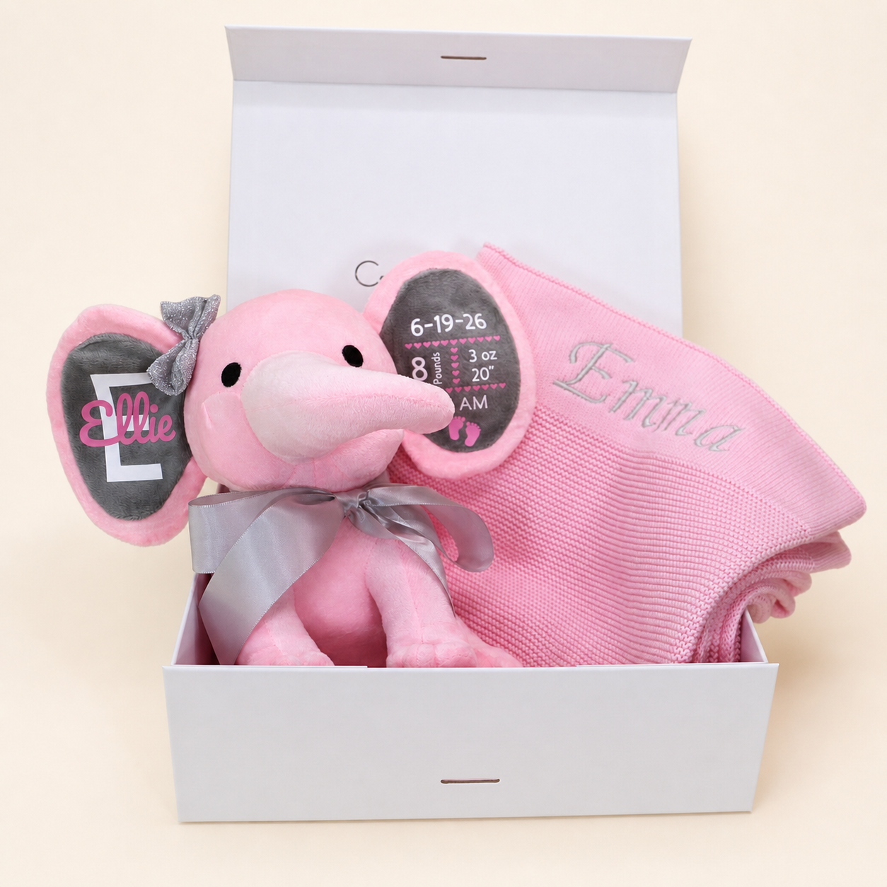 Personalized Newborn Gift Set