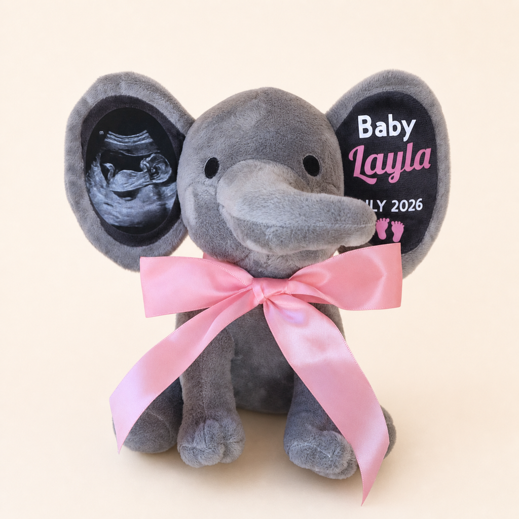 Custom Ultrasound Picture Pregnancy Announcement Gift