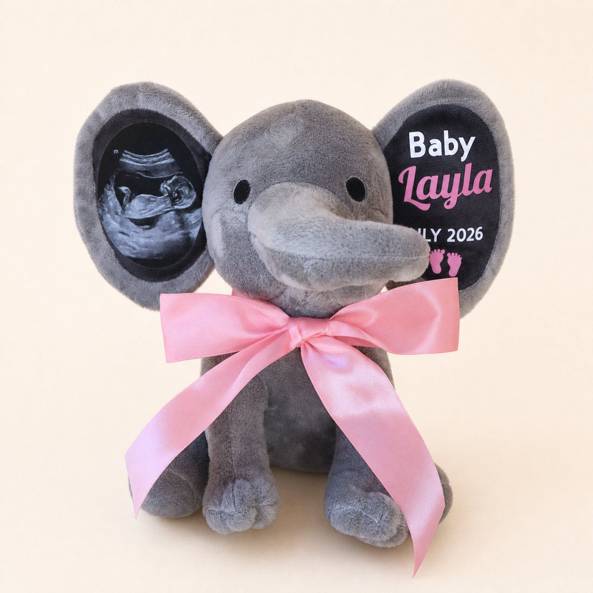Custom Ultrasound Picture Pregnancy Announcement Gift