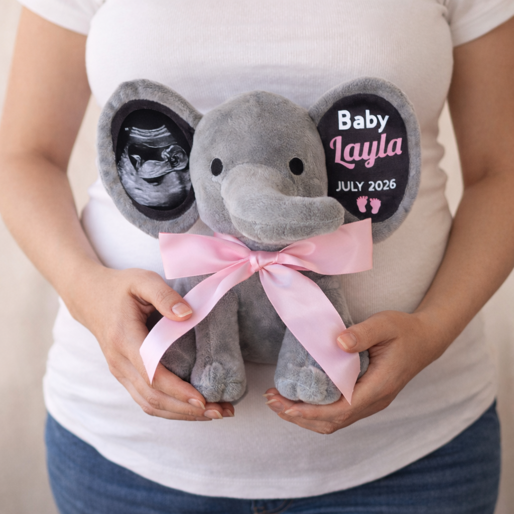 Custom Ultrasound Picture Pregnancy Announcement Gift
