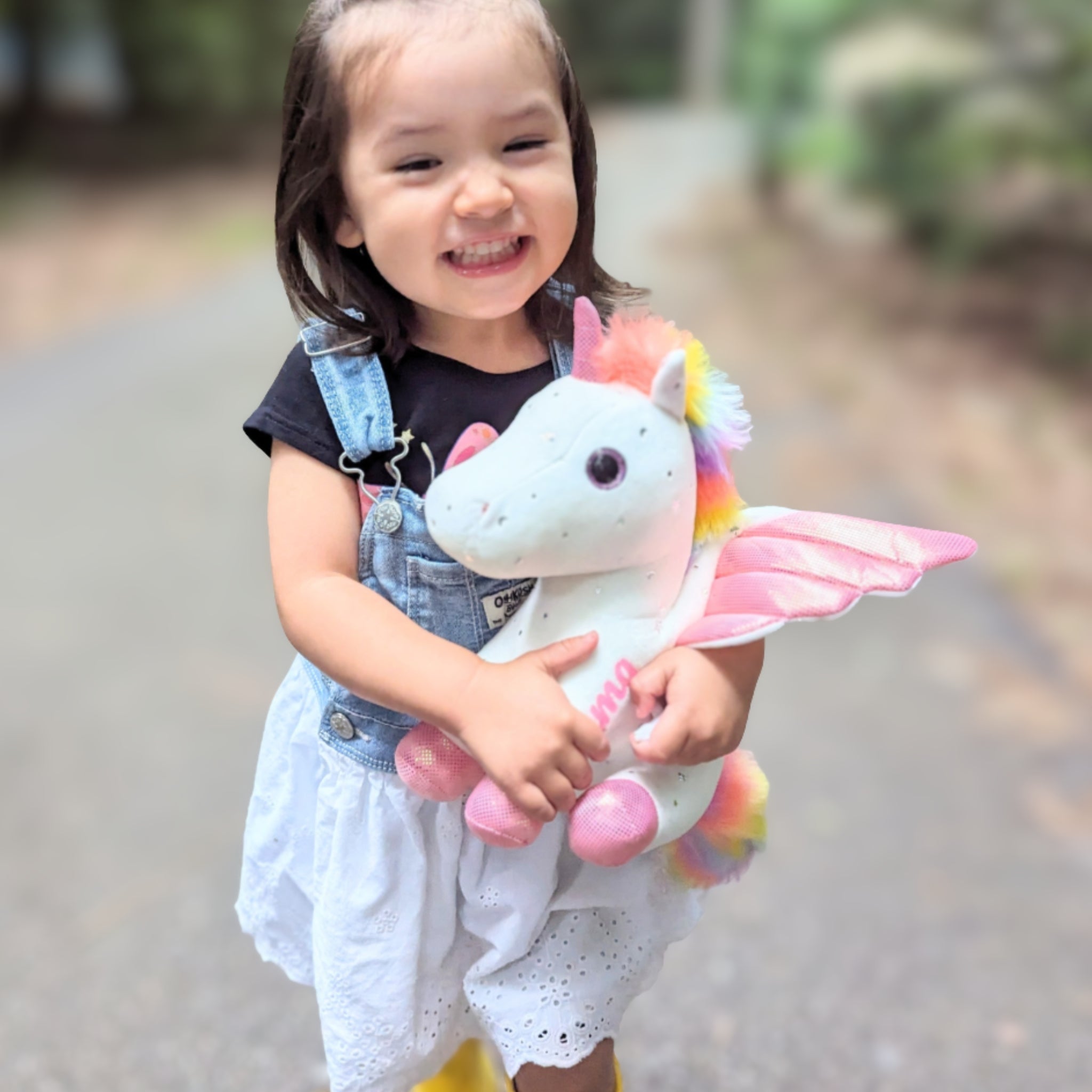 Personalized Rainbow Unicorn Plush
